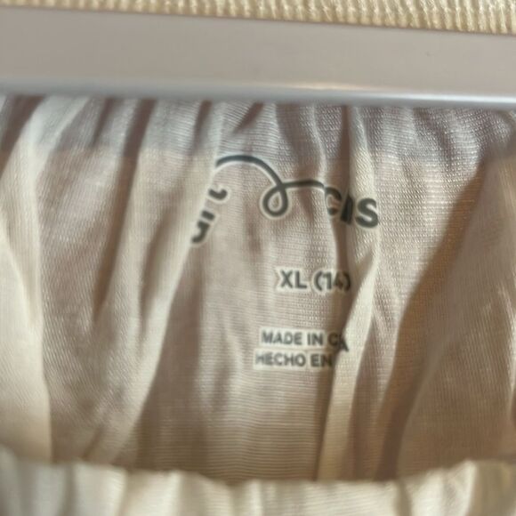 NWT GIRLS ART CLASS XL 14 LONG SLEEVE CROPPED STRETCH ON SHOULDER OFF SHOULDER - Picture 6 of 7